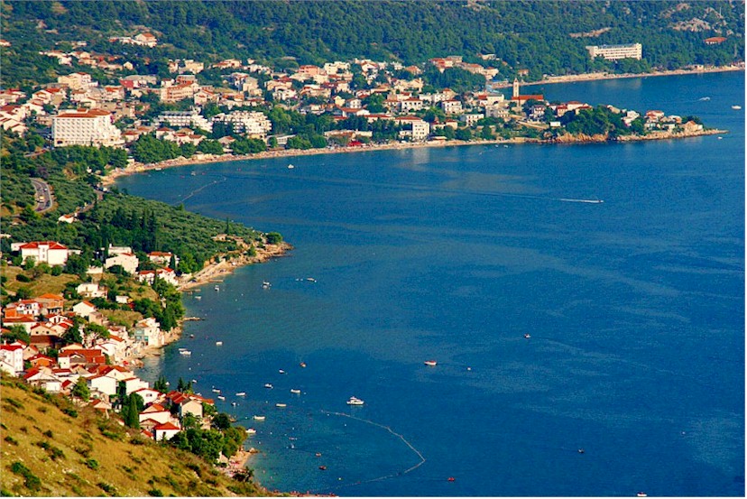 Najjuznija tocka Makarske rivijere Brist i Gradac